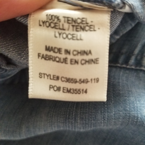 Cloth & Stone Wide Leg Denim Pants - Picture 4 of 5